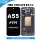 Samsung Galaxy A55 A556 2024 OLED Screen Replacement with Digitizer Assembly [With Frame] [Service Pack] [Awesome Navy]