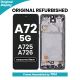 Samsung Galaxy A72 A725 / A72 5G A726 OLED Screen Replacement with Digitizer Assembly [With Frame] [Original Refurbished] [Awesome Black]