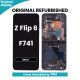 Samsung Galaxy Z Flip 6 F741 OLED Screen Replacement with Digitizer Assembly [With Frame] [High Quality] [Black]