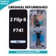 Samsung Galaxy Z Flip 6 F741 OLED Screen Replacement with Digitizer Assembly [With Frame] [High Quality] [Blue]