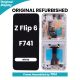 Samsung Galaxy Z Flip 6 F741 OLED Screen Replacement with Digitizer Assembly [With Frame] [High Quality] [White]