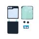 Samsung Galaxy Z Flip 7 FE 5G F761 2025 Back Rear Battery Cover Housing Door Replacement [With Camera Lens] [Aftermarket] [Black]