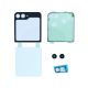 Samsung Galaxy Z Flip 7 FE 5G F761 2025 Back Rear Battery Cover Housing Door Replacement [With Camera Lens] [Aftermarket] [White]