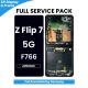 Samsung Galaxy Z Flip 7 5G F766 2025 OLED Screen Replacement with Digitizer Assembly [With Frame] [Service Pack] [Jetblack]