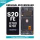Samsung Galaxy S20FE 4G G780 / 5G G781 LCD Screen Replacement with Digitizer Assembly [With Frame] [Original Refurbished] [Cloud Navy]