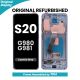 Samsung Galaxy S20 4G G980 / 5G G981 LCD Screen Replacement with Digitizer Assembly [With Frame] [Original Refurbished] [Cosmic Grey]