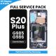 Samsung Galaxy S20 Plus 4G G985 / 5G G986 LCD Screen Replacement with Digitizer Assembly [With Frame] [Without Front Camera] [Service Pack] [Cosmic Black]