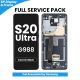 Samsung Galaxy S20 5G Ultra G988 LCD Screen Replacement with Digitizer Assembly [With Frame] [Service Centre Part] [Cosmic Black]