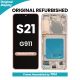 Samsung Galaxy S21 5G G991 OLED Screen Replacement with Digitizer Assembly [With Frame] [Original Refurbished] [Phantom Pink]