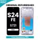 Samsung Galaxy S24 FE S721 OLED Screen Replacement with Digitizer Assembly [With Frame] [Original New Display] [Silver]