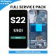 Samsung Galaxy S22 S901 OLED Screen Replacement with Digitizer Assembly [With Frame] [Service Pack] [Green]