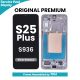 Samsung Galaxy S25 Plus S936 OLED Screen Replacement with Digitizer Assembly [With Frame] [High Quality] [Silver Shadow]