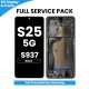 Samsung Galaxy S25 Edge 5G S937 OLED Screen Replacement with Digitizer Assembly [With Frame] [Service Pack] [Titanium Silver]