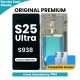 Samsung Galaxy S25 Ultra S938 OLED Screen Replacement with Digitizer Assembly [With Frame] [High Quality] [Titanium Whitesilver]