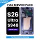 Samsung Galaxy S26 Ultra S948 2026 OLED Screen Replacement with Digitizer Assembly [With Frame] [Service Pack] [Cobalt Violet]