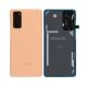[000] Samsung Galaxy S20 FE 4G G780 / 5G G781 Back Rear Battery Cover Housing Door Replacement [With Camera Lens] [Original Material] [Cloud Orange]