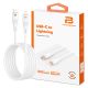 Powerboost USB-C to Lightning Charge & Sync Cable [120cm] [White] [Max 20W]