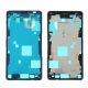 [000] Sony Xperia Z3 Compact Middle Metal Frame Bezel Plate Housing with Dust Plug Covers [Black]