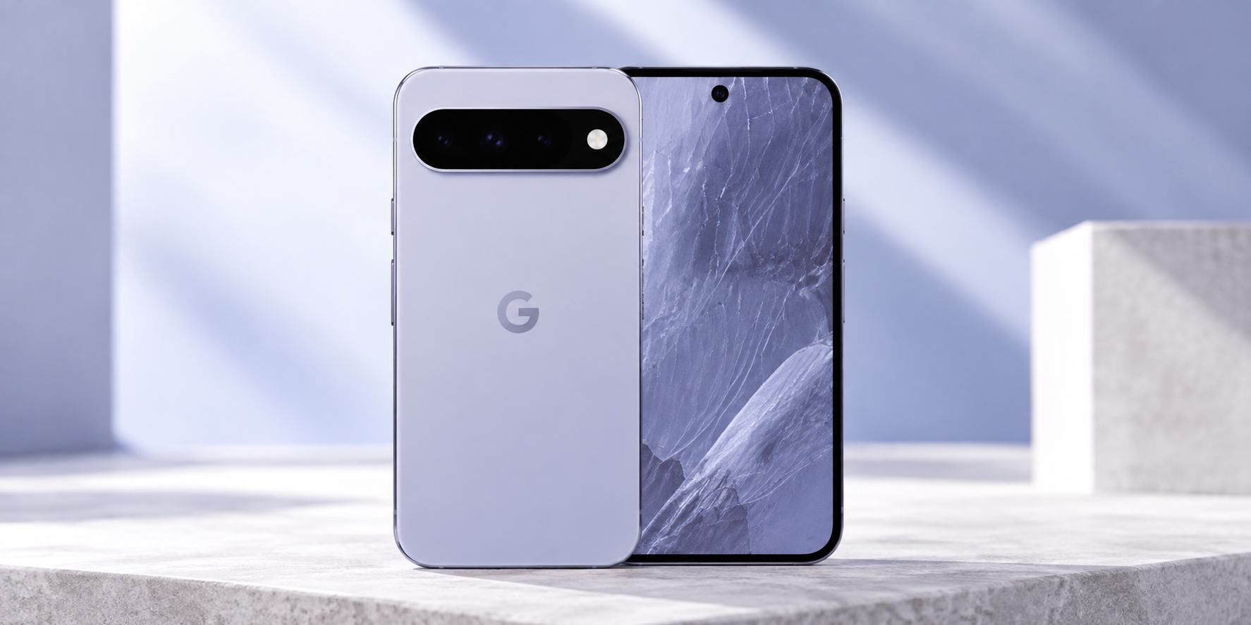 Google Pixel 11 showing the rear camera design and front display